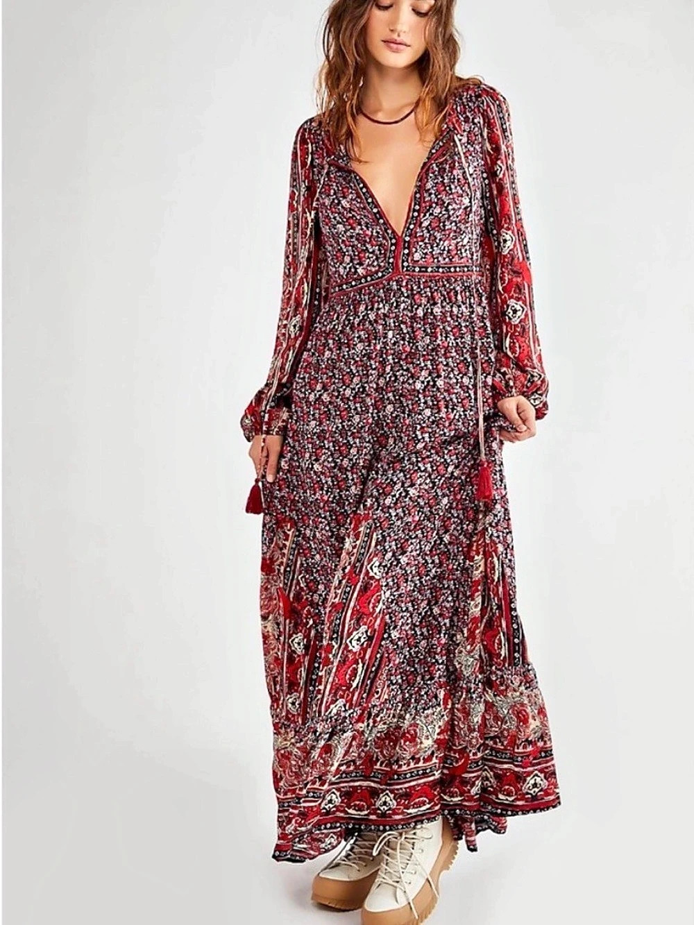 The Free People Happy Feelings Midi Dress. Size XS